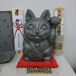 招き猫瓦